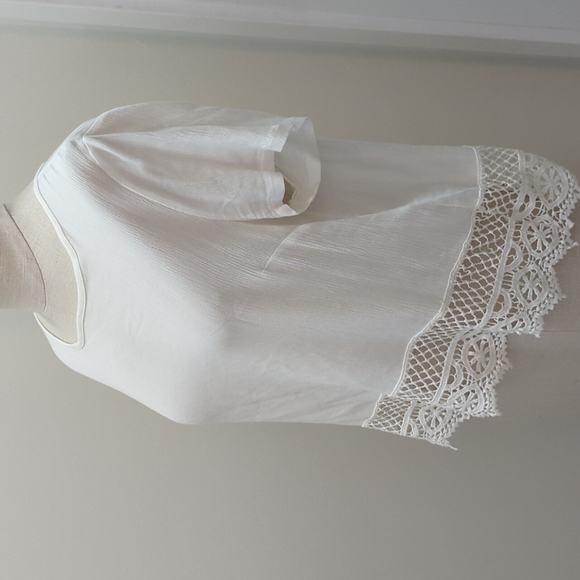 Forever 21 white crop top size M - Picture 2 of 4